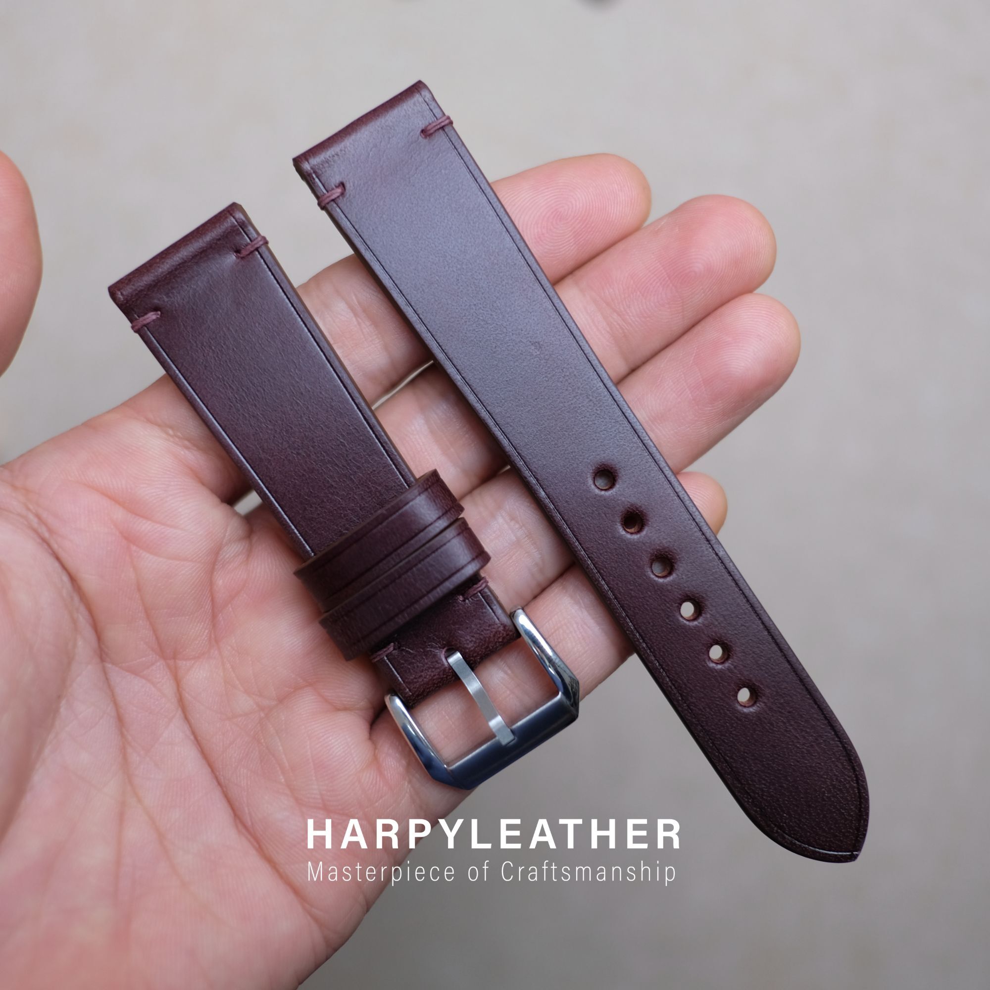 Dây đồng hồ slim da museum màu bordeaux Day-dong-ho-slim-da-museum-mau-bordeaux